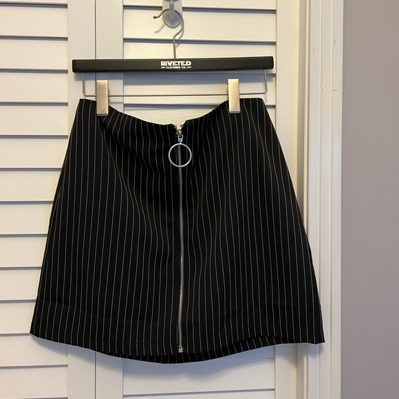 Pin-stripe skirt